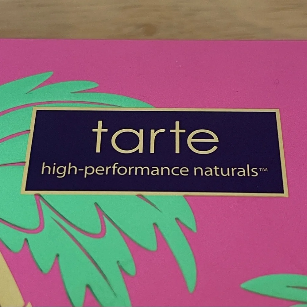 Tarte Palm Trees & Ocean Breeze Sequin Magnetic Cosmetic Makeup Palette Case NIB